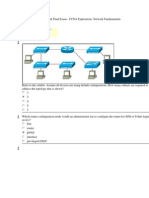 CCNA 4 Module 1 Exploration Network Fundamentals Exam Answers 2011