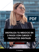 Workbook Pasos para para Vender Tus Cursos y Productos Digitales