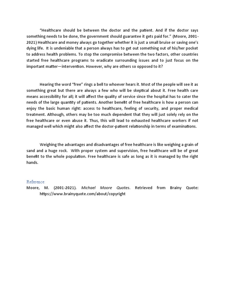 what-are-the-advantages-and-disadvantages-of-free-health-care-pdf