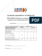 Hltaid004 - Learner - Assessment - Workbook - v.07 (Do Not Print As Booklet)