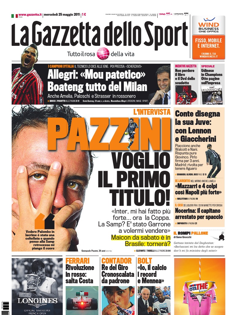La Gazzetta Dello Sport 17 Novembre 2021