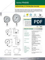 Series PR40/60: Heavy-Duty Repairable Stainless Gauge