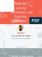Tools For Learning: Technology and Teaching Strategies