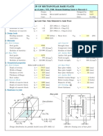 EC3-Design of Rectangular Base Plate