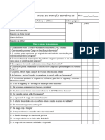 Ficha de Inspeção de Veículos