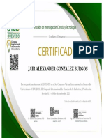 Certificado Participante CIDU2021