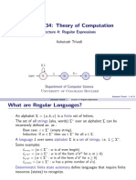 CSCI 3434: Regular Expressions