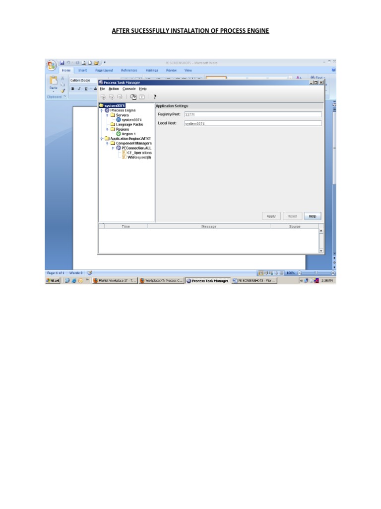 Process Engine Installation Guide | PDF | Finance & Money Management ...