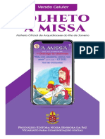 Folheto Oficial da Arquidiocese do Rio de Janeiro