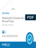 Eze Nonso: Modeling Work Schedules With Calendars in Microsoft Project