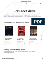 Pop & Rock Sheet Music Sheet Music