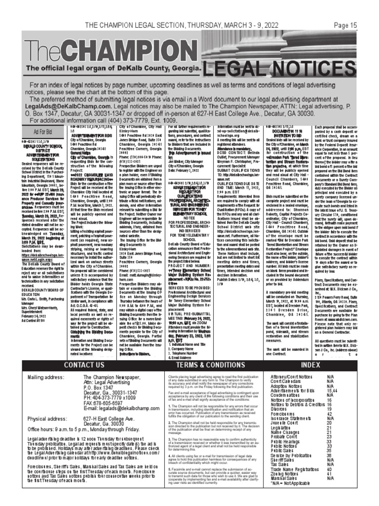 The Champion Legal Ads 03-03-22 PDF Surety