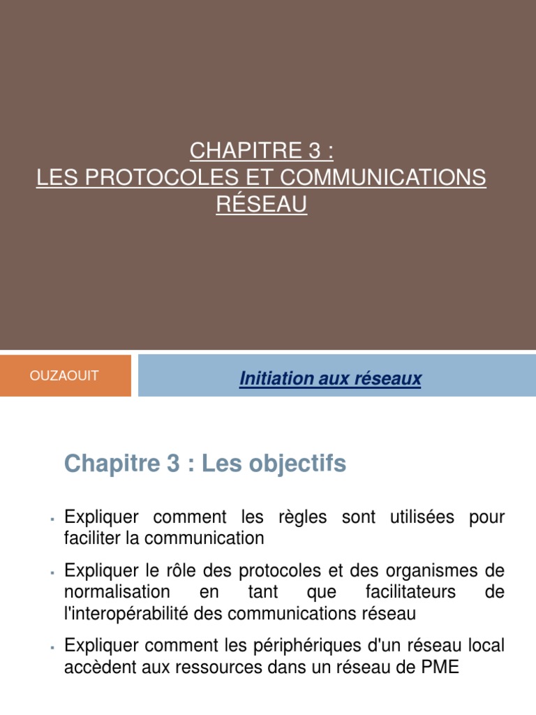 Protocoles et communication réseau | PDF | Protocoles Internet | Suite ...