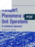 Transport Phenomena and Unit Operations - Griskey