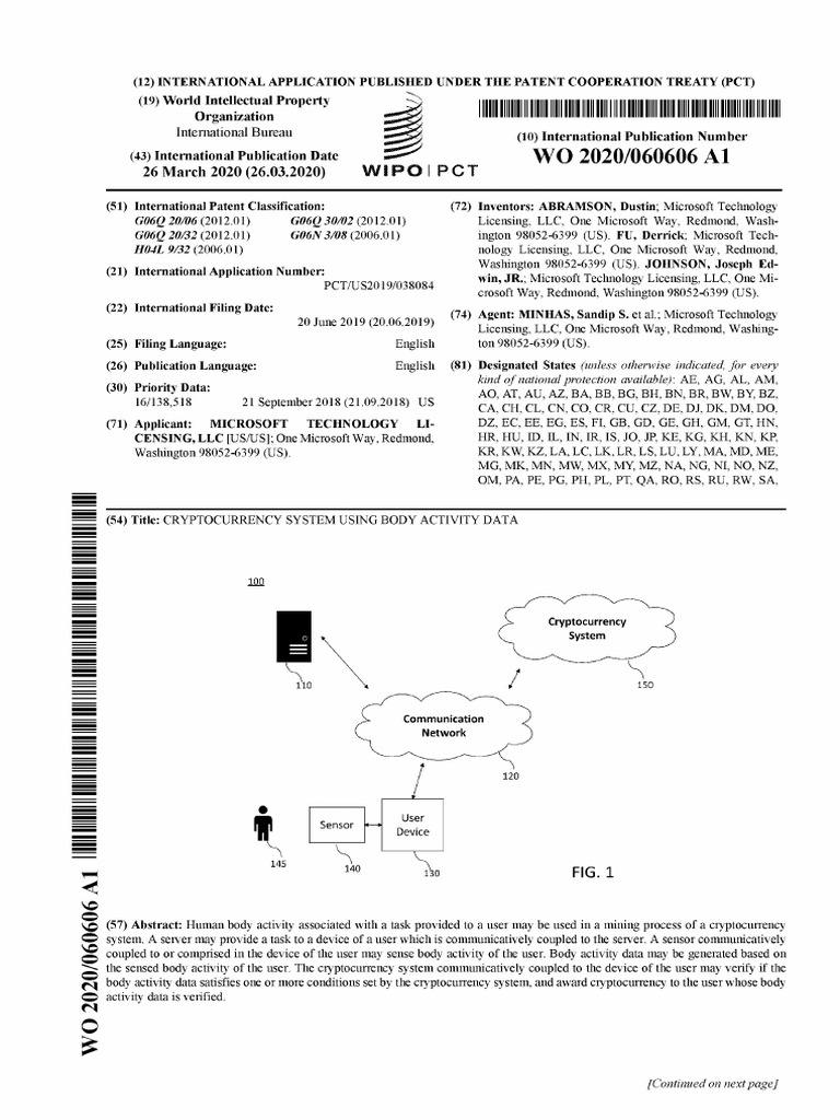 060606-Microsoft Patent (Mark of The Beast?) | PDF