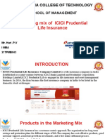 ICICI Prudential Life Insurance Marketing Mix