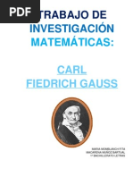 K. F. Gauss. María Momblanch & Macarena Muñoz