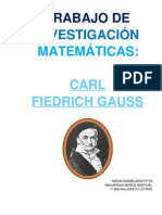 K. F. Gauss. María Momblanch & Macarena Muñoz