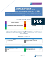 Calendario de Exámenes para Noviembre de 2022