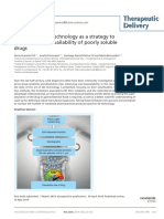 Solid Dispersion Technology As A Strategy To Improve The Bioavailability of Poorly Soluble Drugs