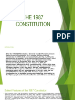 THE 1987 CONSTITUTION With Column