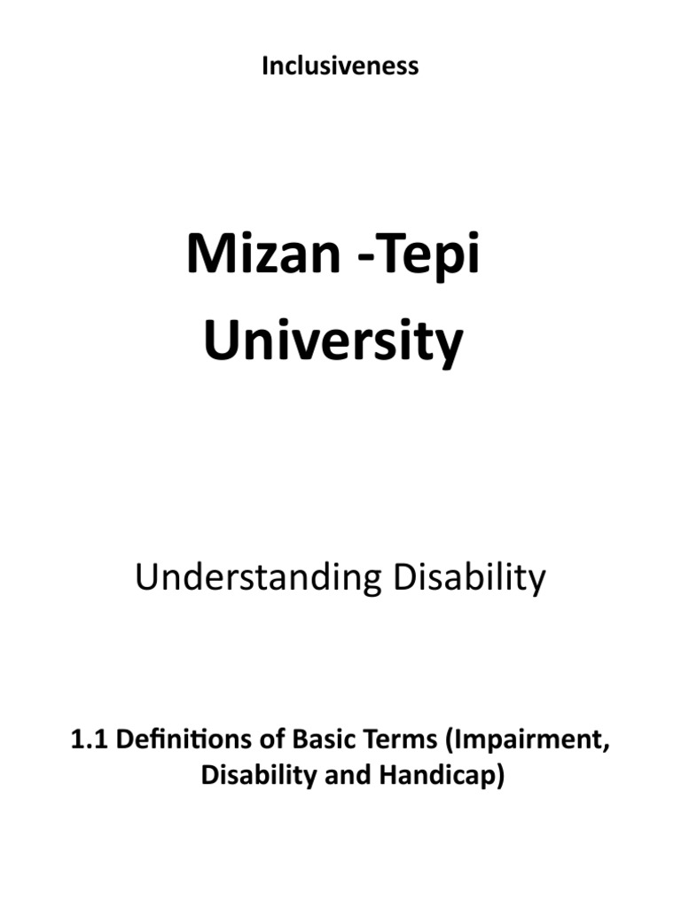 Inclusive Chap 1 and 2 | PDF | Inclusion (Education) | Disability