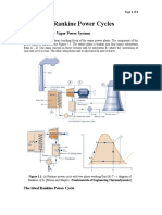 Lecture 1 - Rankine Power Cycles