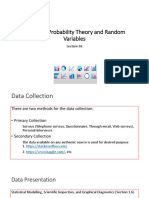 MTH-263 Probability Theory and Random Variables