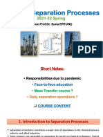 Introduction To Separation Processes-1