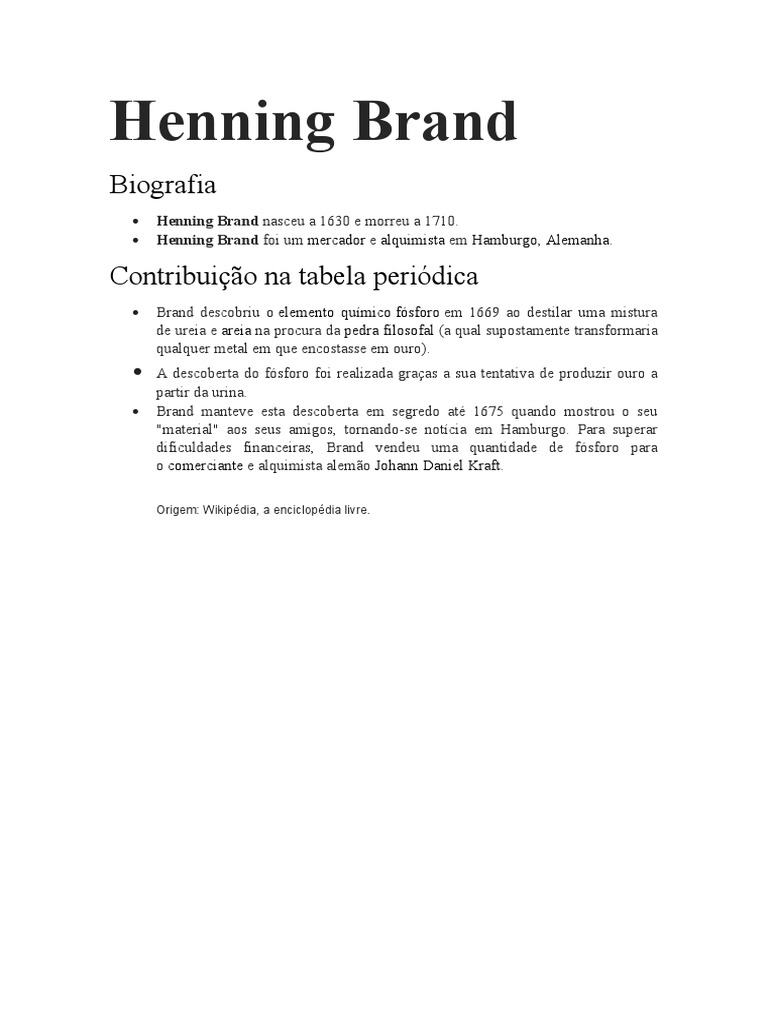 Henning Brand PDF