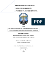 Universidad Peruana Los Andes Facultad de Ingeniería Escuela Profesional de Ingeniería Civil