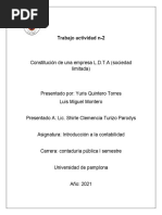 constitucion de empresa ltda