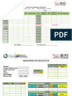 Asistencia diaria del personal y estadísticas escolares