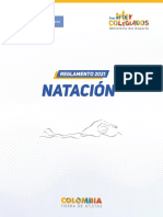 2021 NATACIÓN Reglamento Técnico V1