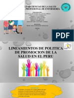 LINEAMIENTOS DE POLITICA DE PROMOCION DE LA SALUD EN EL PERU_FAMILIA Y COMUNITARIA