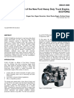 The Development of The New Ford Heavy Duty Truck Engine, Ecotorq