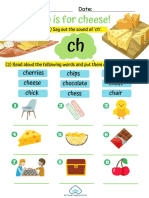 CH Is For Cheese!: Chocolate Chalk Chips Cherries Chest Cheese Chess Chair Chick