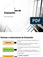 Téccnicas e Instrumentos de Evaluación