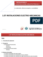 I.07 Instalaciones Electro-Mecanicas