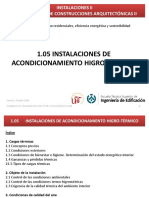 I.05. Instalaciones de Acondicionamiento Higro-Térmico