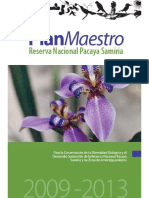 Plan Maestro 2009-2014 RN Pacaya Samiria Ver Pub