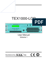 TEX1000-LCD: User Manual