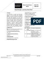 GM 6218M - 2004 - High Strength, Low Alloy Sheet Steel