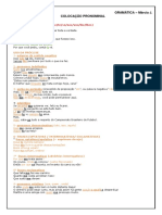 Colocacao Pronominal Teoria e Exercicios