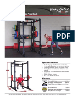 SPR1000 - Body Solid Power Rack Specs