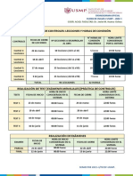 Cronograma de Actividades Ingles 1