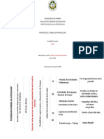 Periodos de Trabajo Preescolar