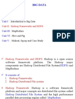 BD - Unit - II - Hadoop Frameworks and HDFS
