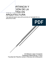 La Importancia y Aplicación de La Geometria en Arquitectura