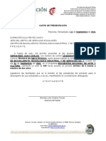 Carta Presentacion